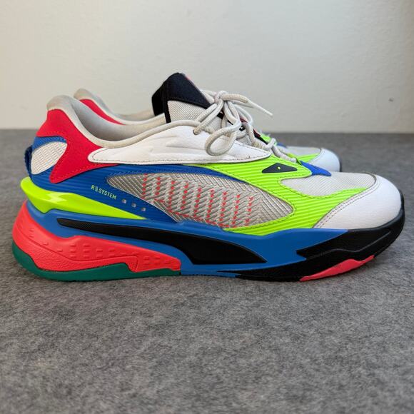 Puma RS-Fast Dazed Multi Color Sneakers Running Shoes (382927-01) Mens Size 8